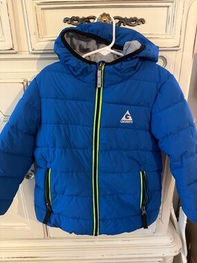 Gerry Weber Royal Blue Quilted Hooded Puffer Jacket